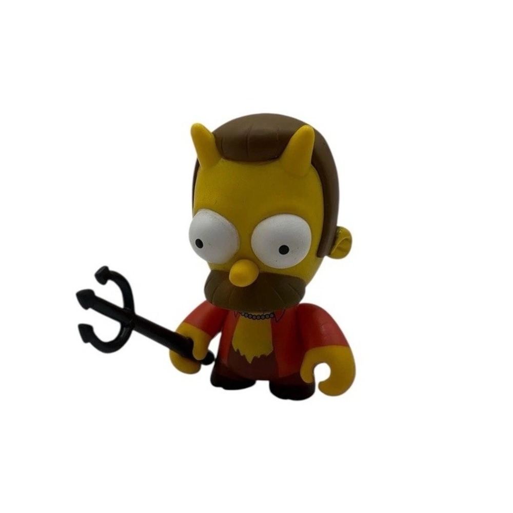 Kidrobot The Simpsons series 1 Devil Ned Flanders 3-inch vinyl figure